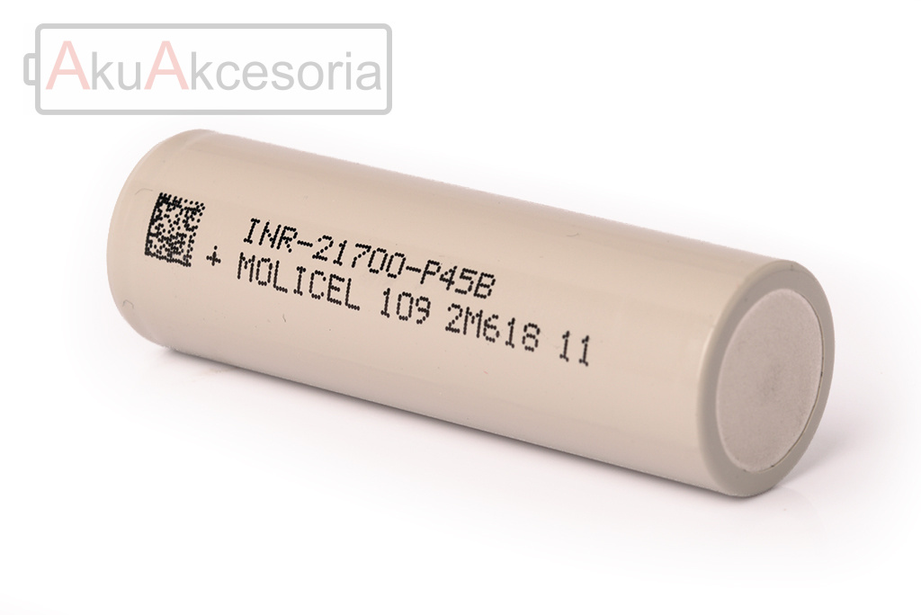 Molicel INR 21700 P45B Akumulator 4500mAh 45A 3 6V 3 7V Li Ion